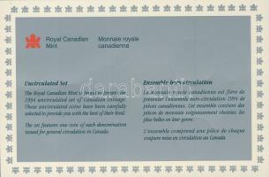 Kanada 1994. 1c-1$ 6klf db, szettben T:PL Tanúsítvánnyal!