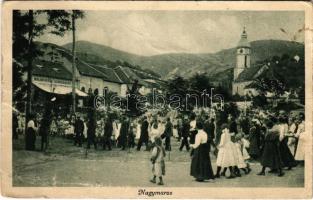 1925 Nagymaros, Waldvogel cukrászda, körmenet (fa)