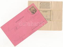 1901 Kinyitható távirat üdvözlet képeslapgyűjtőknek / Folding greeting postcard for postcard collectors