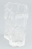 TW üveg váza formába öntött, tetején minimális lepattanás 17 cm