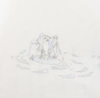 1985 Macskafogó c. rajzfilm (r: Ternovszky Béla) Eredeti rajzgyűjtemény a gyártás folyamatából. Több...