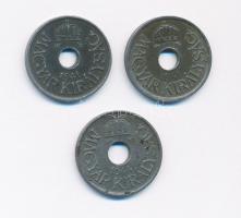 1941-1944. 20f Fe (3db/2xklf) T:2,2- patina