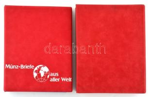 30db érmés boríték bélyeggel, bélyegzéssel és tájékoztatókkal szép gyűjtemény igényes, "Münz-Br...