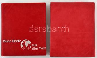 30db érmés boríték bélyeggel, bélyegzéssel és tájékoztatókkal szép gyűjtemény igényes, "Münz-Br...