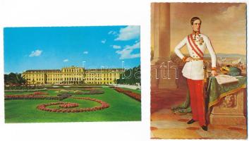 Wien, Schloss Schönbrunn - 40 modern képeslap tokban / Bécsi Schönbrunn kastély - 40 modern postcards in case