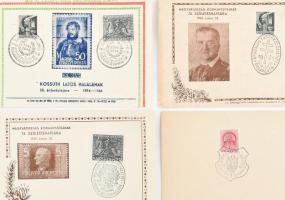 cca 1930-40 8 db alkalmi bélyegzéses levelezőlap, vásárok, visszatért bélyegzések