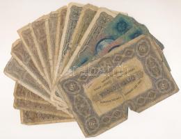 1915-1923. Vegyes 16db-os rossz tartású korona tétel T:III-,IV