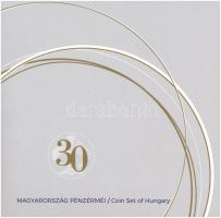 2022. 5Ft-200Ft (6xklf) forgalmi sor szettben + "Harmincéves a Magyar Pénzverő Zrt." ezüst...