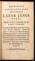 Mátyus István: Diaetetica, az az a jó egeszség meg-tartásának modját, fundamentumoson elö-ado könyv,...