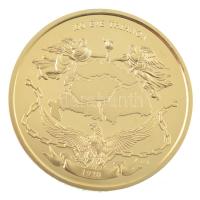 Csontos Attila ~2020. "100 éve Trianon / 1000 éve magyarok" aranyozott Cu emlékérem tanúsí...