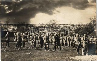 1917 Gyulafehérvár, Alba Iulia; tábori mise / WWI K.u.k. military field post. photo (Rb)