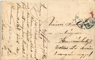 1917 Gyulafehérvár, Alba Iulia; tábori mise / WWI K.u.k. military field post. photo (Rb)