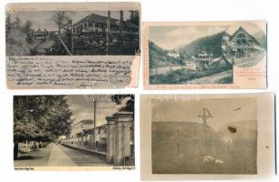 7 db RÉGI erdélyi város képeslap és fotó vegyes minőségben / 7 pre-1945 Transylvanian town-view postcards and photos in mixed quality