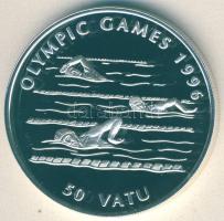 Vanuatu 1994. 50V Ag "Olimpia-úszás" T:PP