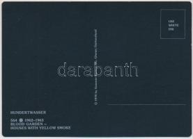 1974 Blood Garden 1962-1963 - Houses with yellow smoke. Gruener Janura AG 564. s: Hundertwasser - MO...