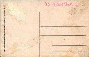 Besztercebánya, Banská Bystrica; Garam, Szent János (Szentjános) vasútállomás / Bahnhof / Hron river...