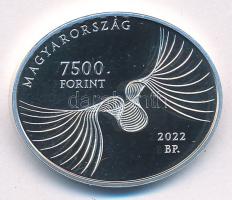 2022. 7500Ft Ag "Kertész Imre" tanúsítvánnyal, tájékoztatóval T:PP