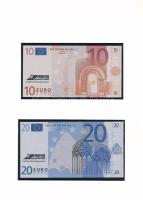 Eurozóna tagállamai 2001. 5E + 10E + 20E "Görög Euro bevezetése" német nyelvű leírással T:...