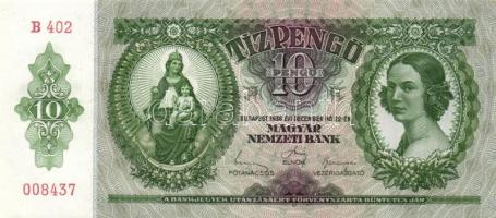 1936. 10P (5x) egymás utáni sorszámokkal T:I