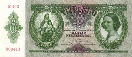 1936. 10P (5x) egymás utáni sorszámokkal T:I