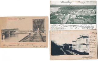 Eszék, Essegg, Osijek; - 5 db régi képeslap / 5 pre-1945 postcards