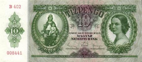 1936. 10P (4x) egymás utáni sorszámokkal T:I