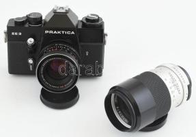Pentacon EE3 fényképezőgép, objektívvel, táskában