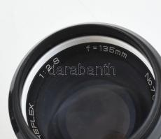 Pentacon EE3 fényképezőgép, objektívvel, táskában