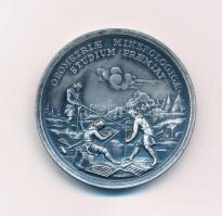 DN "Selmecbányai Akadémia, pénzverés jutalomérem" ezüstpatinázott bronz emlékérem, utánver...