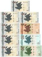 Azerbajdzsán 2020. 1M (6x) közte 5x sorszámkövető + 2021. 10M + 20M + 2022. 5M T:I,I-
Azerbaijan 20...