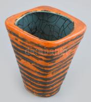 Gorka Géza iparművészeti kerámia váza, jelzett, hibátlan, m: 14 cm