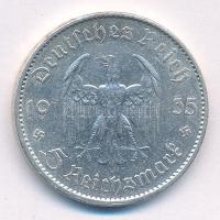 Német Harmadik Birodalom 1935A 5M Ag "Garnisonkirche" T:2,2- ph. German Third Reich 1935A ...