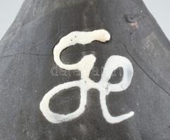 Gorka Lívia (1925-2011): Tálka, jelzett, hibátlan, 21x12 cm