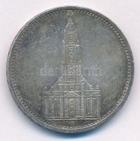 Német Harmadik Birodalom 1934A 5M Ag "Garnisonkirche" T:2- patina German Third Reich 1934A 5 Reichsmark Ag "Garnisonkirche" C:VF patina Krause KM#83
