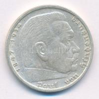 Német Harmadik Birodalom 1935A 5M Ag "Paul von Hindenburg" T:2 German Third Reich 1935A 5 Reichsmark Ag "Paul von Hindenburg" C:XF Krause KM#86