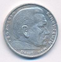 Német Harmadik Birodalom 1935A 5M Ag "Paul von Hindenburg" T:1-,2 German Third Reich 1935A 5 Reichsmark Ag "Paul von Hindenburg" C:AU,XF Krause KM#86