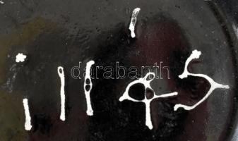 Illés Sándor: Retró váza, jelzett, hibátlan, m: 40 cm