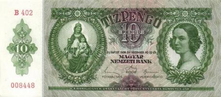 1936. 10P (5x) egymás utáni sorszámokkal T:I