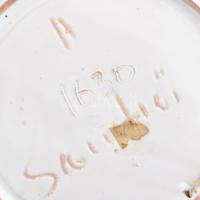 Szendrői jelzéssel: Türkizes tál, kerámia, hibátlan, d: 29 cm