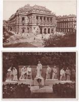 Budapest - 12 db RÉGI város képeslap