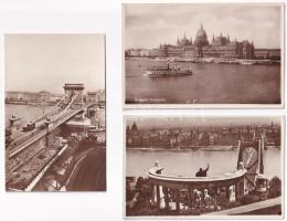 Budapest - 12 db RÉGI város képeslap