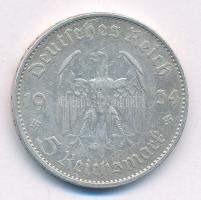 Német Harmadik Birodalom 1934A 5M Ag "Náci hatalom első évfordulója" T:2,2- German Third E...
