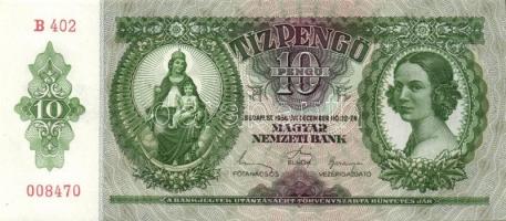 1936. 10P (5x) egymás utáni sorszámokkal T:I(többség), II+(1 darab) egyiken festékfolt