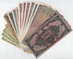 22db-os vegyes Pengő bankjegytétel T:II-III közte több szép papír