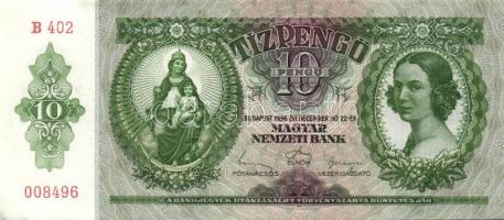 1936. 10P (4x) egymás utáni ill. kis ugrású sorszámokkal T:I,I-