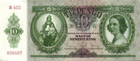 1936. 10P (4x) egymás utáni ill. kis ugrású sorszámokkal T:I,I-