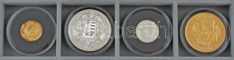 DN "Magyarok Kincstára" 24 darab aranyozott és ezüstözött Cu emlékérméből álló sorozat kap...