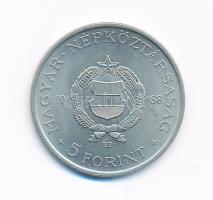 1968. 5Ft alpakka "Kossuth" T:1-,2 fo.
Adamo F8.2