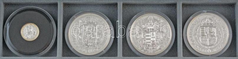 DN "Magyarok Kincstára" 24 darab aranyozott és ezüstözött Cu emlékérméből álló sorozat kap...