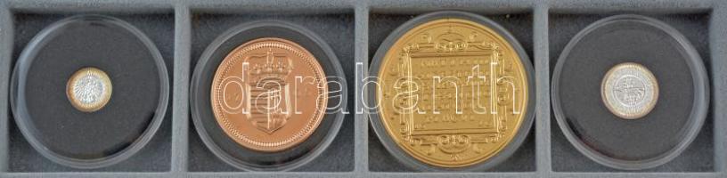 DN "Magyarok Kincstára" 24 darab aranyozott és ezüstözött Cu emlékérméből álló sorozat kap...